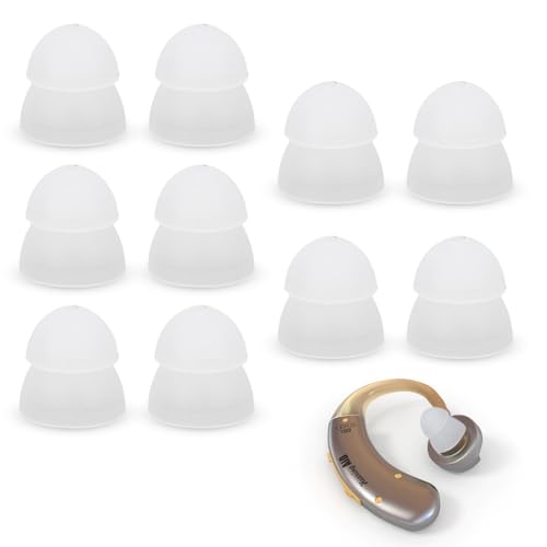 10 Stück/Set Hörgeräte-Kuppeln, Silikon-Ersatz-Ohrstöpsel, Kontrabass-Kuppeln, 10 mm Ohrhörer, Hörgerät, Ohrstöpsel, Hörgeräte-Zubehör für Senioren 10 Stück/Set Hörgeräte-Kuppeln, Silikon-Ersatz-Ohrstöpsel, Kontrabass-Kuppeln, 10 mm Ohrhörer, Hörgerät, Ohrstöpsel, Hörgeräte-Zubehör für Senioren von Agatige