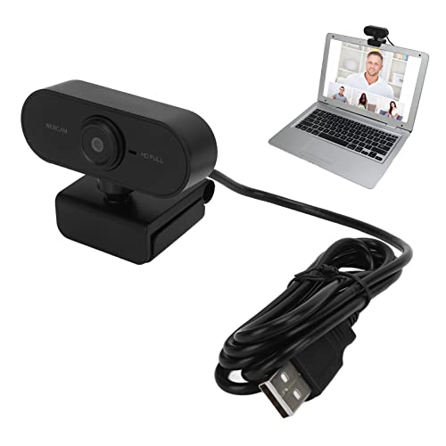 1080p HD -Webcam mit Mikrofon, USB -Computerkamera Plug Play 360 ° Rotation Rauschaufdrückung Mic für Laptop PC Mac für Online -Klassen, Live -Streaming 1080p HD -Webcam mit Mikrofon, USB -Computerkamera Plug Play 360 ° Rotation Rauschaufdrückung Mic für Laptop PC Mac für Online -Klassen, Live -Streaming von Agatige