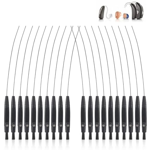 20 Stück Hörgeräte-Reinigungsbürste, multifunktionaler Drahtreiniger für Schallschläuche, Hörgeräte-Reinigungssets für ältere Menschen 20 Stück Hörgeräte-Reinigungsbürste, multifunktionaler Drahtreiniger für Schallschläuche, Hörgeräte-Reinigungssets für ältere Menschen von Agatige
