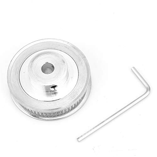 2GT 60 Zähne Timing -Riemenscheibe, 12 mm Bohrung Synchronen Rad Aluminium Timing Riemenscheibe 3D -Drucker Teile CNC -Maschine mit einem Schraubenschlüssel für 6 mm breite (60 Zahnloch 5 mm) von Agatige