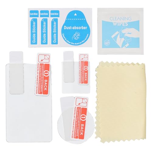 3PCS -Bildschirmschutz für Action 4, Anti Glare Scratch AR -Schutzfilm HD Clear Camera Objektivschutz Protektor mit Installationskit (Reinigungsstoff + Alkoholpolster) von Agatige