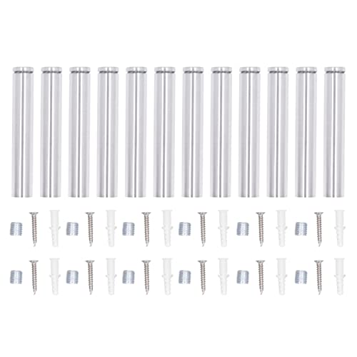 Abstandsschrauben, Werbenägel, 12 Sets, 19 X 150 Mm, Edelstahl, Abstandsschrauben, Werbenägel-Set Für Die Befestigung von Bilderrahmen, Glaskunstwerken Und Schildern Abstandsschrauben, Werbenägel, 12 Sets, 19 X 150 Mm, Edelstahl, Abstandsschrauben, Werbenägel-Set Für Die Befestigung von Bilderrahmen, Glaskunstwerken Und Schildern von Agatige