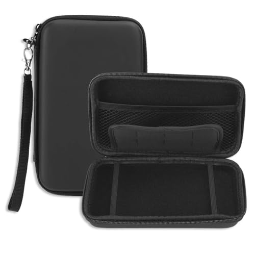 Agatige 2 Stück Eva-Spielekonsole, Spielkonsole Hartschalen-Schutzhülle, Schwarz Tragbare Staubdichte Tragetasche für 3DSXL/3DS LL/3DS, mit Hängendem Seil Agatige 2 Stück Eva-Spielekonsole, Spielkonsole Hartschalen-Schutzhülle, Schwarz Tragbare Staubdichte Tragetasche für 3DSXL/3DS LL/3DS, mit Hängendem Seil von Agatige