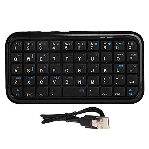 Agatige Bluetooth-Tastatur, wiederaufladbare Mini-Wireless-Tastatur mit USB-Kabel für IPhne4/I/OS Tablet 1/2/AIR/Andrid von Agatige