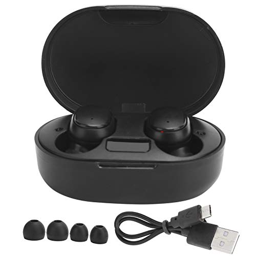Agatige Drahtlose Ohrhörer, E6s TWS Bluetooth V5.0 Kopfhörer Mit Ladebox, Tragbare Sportkopfhörer Für Smartphones von Agatige