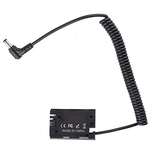 Agatige Dummy-Akku, LP-E6 Power Dummy-Akku aus Kunststoff, 7,4 V – 8,4 V DC-Kupplungsanschluss Für DSLR-Kameras von Agatige