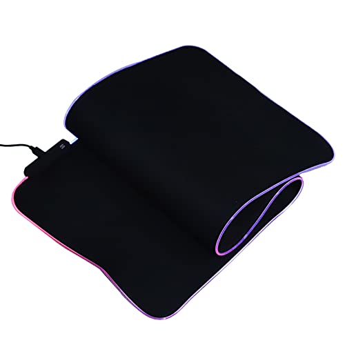Agatige RGB-Mauspad, Leichter Gummi verdicken Notebook-Tablet-Matte USB-Schnittstelle Computerzubehör 800 X 300 X 4 mm/31,5 X 11,8 X 0,2 Zoll(300 * 800 * 4mm RGB鼠标垫) von Agatige