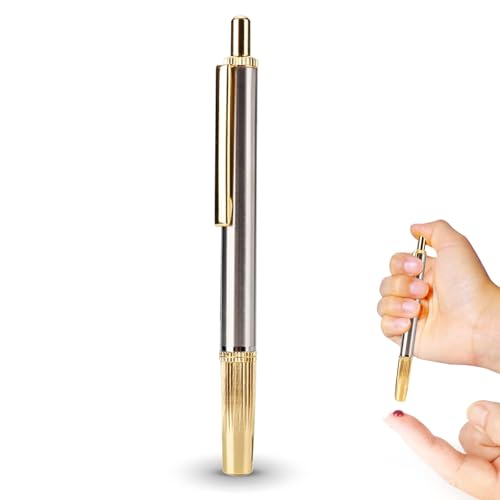 Blut-Lanzen-Stift, Edelstahl Leichte Schmerzen Schröpfen Akupunktur-Massagegerät Bluttest-Werkzeuge zum Entspannen Trigger Self Blut-Lanzen-Stift, Edelstahl Leichte Schmerzen Schröpfen Akupunktur-Massagegerät Bluttest-Werkzeuge zum Entspannen Trigger Self von Agatige