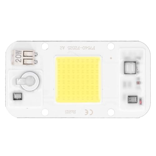 COB Lampenpanel, 20W/30W/50W 220V LED COB Chip Lampenpanel Schweißfreies Weißes Warmes Licht Leuchttafel Glühbirne Vollspektrum Flutlichtlampe für DIY-Projektor/Bühnenlicht/Flutlicht/Straßenlaternen von Agatige