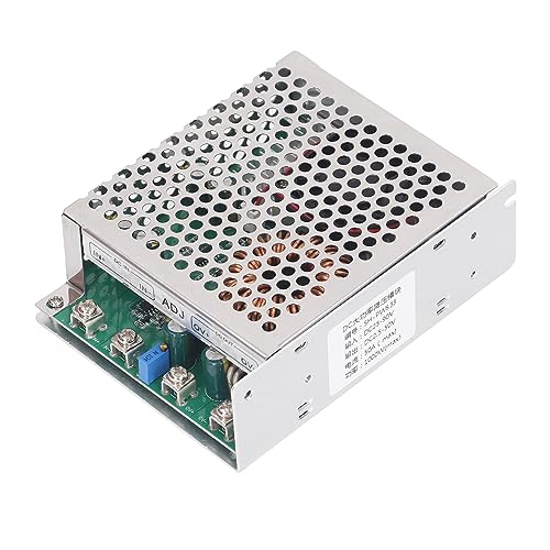 DC/DC-Abwärtsmodul, Abwärtsmodul aus Aluminiumlegierung, Multifunktionaler Abwärtswandler 50 A, 1000 W, DC 25–90 V Eingang, DC 2,5–50 V Ausgang, Einstellbares Abwärtswandlermodul Mit Lüfter von Agatige