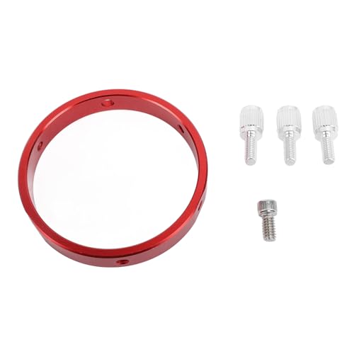 Einstellbarer Leitspielring -Kit, Aluminiumlegierung 6 Loch 80 -mm -Findersfernrohr mit M6 -Schrauben 1/4 Zoll Schraubenloch für Teleskoprohrdurchmesser 60 bis 80 mm rot Einstellbarer Leitspielring -Kit, Aluminiumlegierung 6 Loch 80 -mm -Findersfernrohr mit M6 -Schrauben 1/4 Zoll Schraubenloch für Teleskoprohrdurchmesser 60 bis 80 mm rot von Agatige