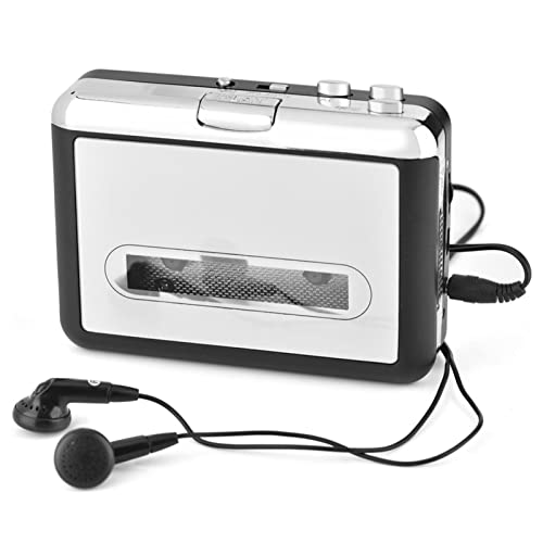 Kassetten-zu-MP3-Konverter, Walkman-Kassettenspieler, Persönlicher USB-Kassetten-zu-PC-MP3-CD-Umschalter-Konverter, Capture-Audio-Musik-Player Mit Kopfhörern, Kompatibel Mit Laptop Und PC von Agatige