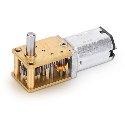 Mikro-Geschwindigkeitsreduzierungsmotor, N20 DC12V Metall-Zahnradgetriebemotor CW/CCW Mini-Elektromotor(DC 12V 27RPM) von Agatige