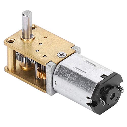 Mikro-Geschwindigkeitsreduzierungsmotor, N20 DC12V Metall-Zahnradgetriebemotor CW/CCW Mini-Elektromotor für RC Auto, Robotermodell, DIY Motor Spielzeug(DC 12V 16RPM) von Agatige