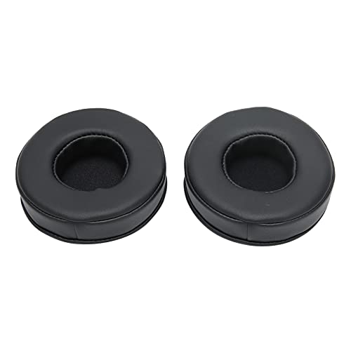 Agatige Ohrpolster 2 Stück 85mm Ohrpolster Ersatz Universal Kopfhörer Ohrpolster Headset Zubehör Schwarz von Agatige