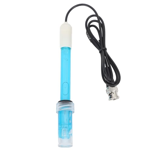 PH-Sonde Für Wasser, PH-Elektrode Mit BNC-Buchse, 0–14 PH Ersatzelektrode PH-Sondensensor Für Messgerät, Monitor Und Controller Für Hydrokultursysteme Und Zimmerpflanzenanbau von Agatige