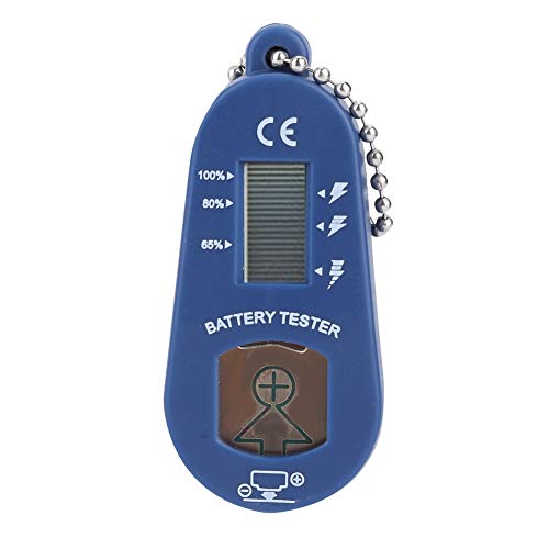 Schlüssel-Ring-Batterie-Messgerät, Hörgeräte-Batterie-Tester LCD-Hörgerätempfänger One P13 Hörgeräte Batterie Batteriespeicher für Batterie-Test-Starthome von Agatige