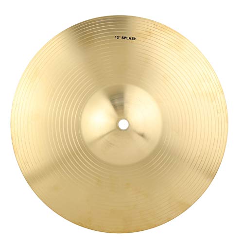 Splash Cymbal, 12inch/30cm Brass Crash Cymbal Musikinstrument Zubehör für Drum Set von Agatige