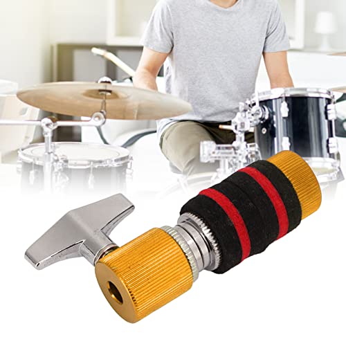 Standard-Hi-Hat-Kupplung Schnellspanner-Hi-Hat-Ständer für Becken-Jazz-Drum(Gelb) von Agatige