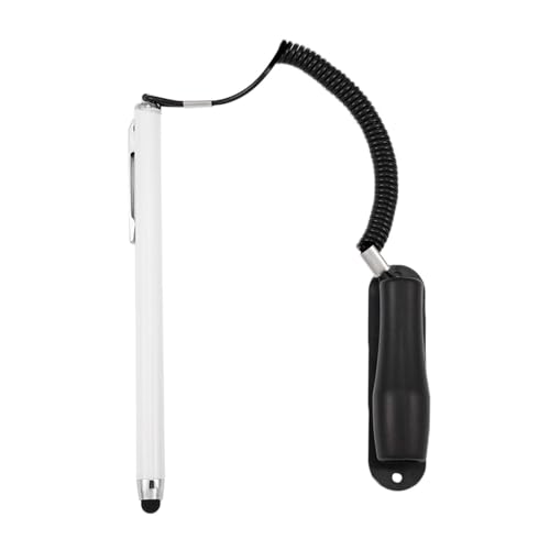Stylus Eingabestift, Universal Zinklegierung Ersatzfeder kapazitiver Touchscreen Stift für Handy/Tablet-PC Auto-Navigation GPS mit 90cm /35,4 Zoll Ausziehbare Federdraht von Agatige
