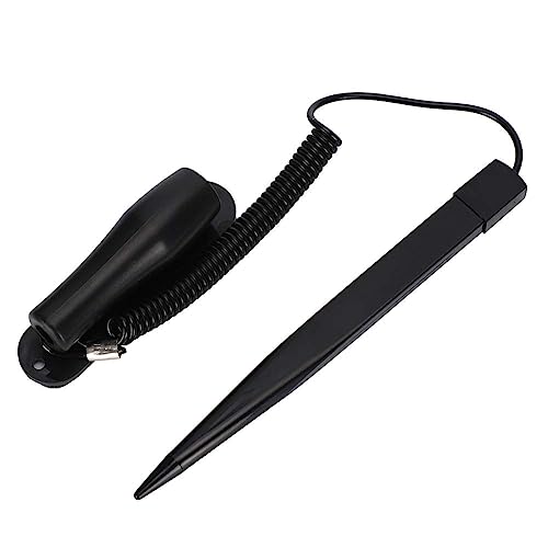 Stylus-Stifte für Touchscreens, Kunststoff-Stift kapazitiven Touchscreen für Auto-Navigation, mit 70CM Spring Rope (schwarz) von Agatige