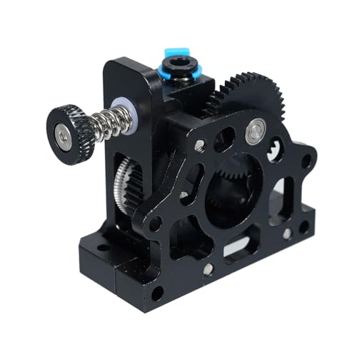 Superlicht großer Zahnrad Hgx Lite Extruder, Hgx Lite Extruder kompatibel mit 3D-Druckern Ender-3/Ender 3 V2/Cr 10/VORO für 1,75 mm Filamente geeignet (Schwarz) von Agatige