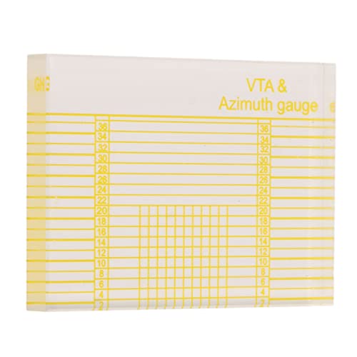 VTA Azimut-Lineal LP-Vinyl-Plattenspieler Messlineal für Plattenspieler-Tonarmkartuschen aus Acryl von Agatige