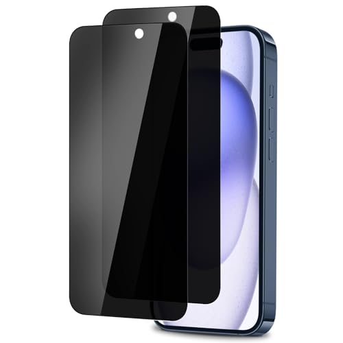 2 Stück Sichtschutz für Panzerglas für iPhone 15 Pro Max Schutzfolie, 9H Härte Ultradünn Blickschutzfolie für 15 Pro Max, 2.5D Abdeckung Anti-Spähen Gehärtetes Glas, Kratzfest Sensitive Touch Folie 2 Stück Sichtschutz für Panzerglas für iPhone 15 Pro Max Schutzfolie, 9H Härte Ultradünn Blickschutzfolie für 15 Pro Max, 2.5D Abdeckung Anti-Spähen Gehärtetes Glas, Kratzfest Sensitive Touch Folie von Agedate