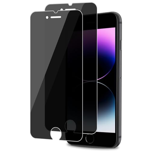 2 Stück Sichtschutz für Panzerglas für iPhone SE 2020/8/7/6/6s Schutzfolie, 9H Härte Sichtschutzfolie für SE 2020 Displayfolie, 9H Härte Anti-Spy Schutzglas, Fingerabdruck-ID Ultra HD Blickschutzfolie 2 Stück Sichtschutz für Panzerglas für iPhone SE 2020/8/7/6/6s Schutzfolie, 9H Härte Sichtschutzfolie für SE 2020 Displayfolie, 9H Härte Anti-Spy Schutzglas, Fingerabdruck-ID Ultra HD Blickschutzfolie von Agedate
