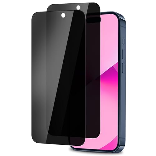 Agedate 2 Stück Sichtschutz für Panzerglas für iPhone 15 Pro Max Schutzfolie, 9H Härte Anti-Spy Schutzglas für 15 Pro Max Displayschutz, Privacy Blickschutzfolie, Ultra Klar Displayfolie, Bruchsicher Agedate 2 Stück Sichtschutz für Panzerglas für iPhone 15 Pro Max Schutzfolie, 9H Härte Anti-Spy Schutzglas für 15 Pro Max Displayschutz, Privacy Blickschutzfolie, Ultra Klar Displayfolie, Bruchsicher von Agedate