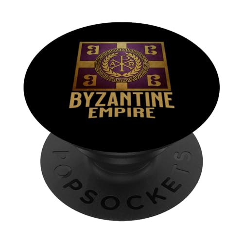 Flagge des Byzantinischen Reiches Konstantinopel und Byzanz PopSockets mit austauschbarem PopGrip Flagge des Byzantinischen Reiches Konstantinopel und Byzanz PopSockets mit austauschbarem PopGrip von Agema-Bekleidung