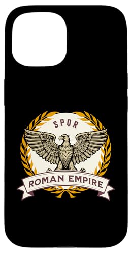 Hülle für iPhone 15 Römisches Reich Aquila SPQR Adler von Rom Hülle für iPhone 15 Römisches Reich Aquila SPQR Adler von Rom von Agema-Bekleidung