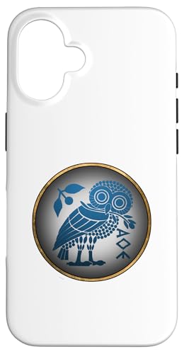 Hülle für iPhone 16 Antike Athener Eule Symbol der Athene Hülle für iPhone 16 Antike Athener Eule Symbol der Athene von Agema-Bekleidung