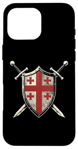 Hülle für iPhone 16 Pro Max Georgien-Flagge mittelalterliches Schild Königreich Georgien Hülle für iPhone 16 Pro Max Georgien-Flagge mittelalterliches Schild Königreich Georgien von Agema-Bekleidung