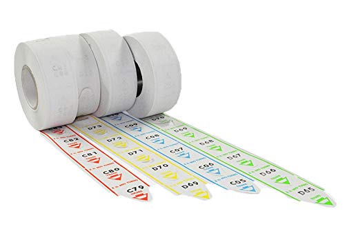 5 Rollen à 2000 Tickets für löschcode – Schwalbenschwanz – Nummerierte Alfa 5 Rollen à 2000 Tickets für löschcode – Schwalbenschwanz – Nummerierte Alfa von agendepoint