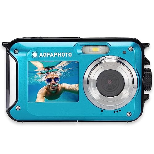 AGFA Photo Realishot WP8000 - wasserdichte Digitalkamera, 24 MP, Full HD Video, Doppelt-LCD-Bildschirm, 16-facher Digitalzoom, Digitale Bildstabilisierung, Lithium-Batterie - Blau AGFA Photo Realishot WP8000 - wasserdichte Digitalkamera, 24 MP, Full HD Video, Doppelt-LCD-Bildschirm, 16-facher Digitalzoom, Digitale Bildstabilisierung, Lithium-Batterie - Blau von AgfaPhoto