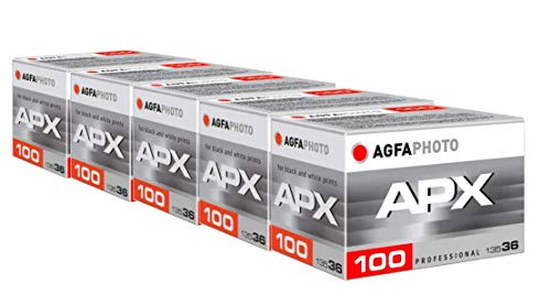 AgfaPhoto APX 100 135-36 Negativfim S/W im 5er Pack, AG6A1360-5 von AgfaPhoto