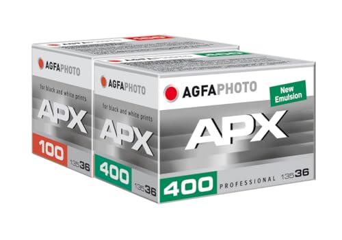 AgfaPhoto APX Test Set je 1x 100/400 ASA Schwarz Weiß Bilderfilm von AgfaPhoto