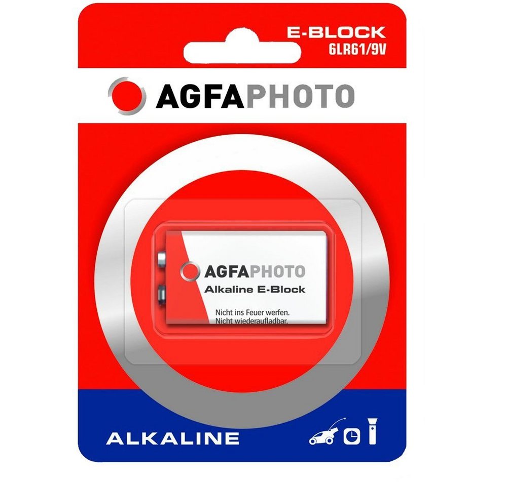 AgfaPhoto AgfaPhoto 6LR61 E-Block Batterie AgfaPhoto AgfaPhoto 6LR61 E-Block Batterie von AgfaPhoto