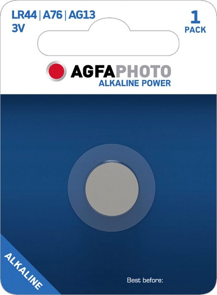 AgfaPhoto Agfaphoto Batterie Alkaline, Knopfzelle, LR44, V13GA, 1.5V Power, Ret Knopfzelle AgfaPhoto Agfaphoto Batterie Alkaline, Knopfzelle, LR44, V13GA, 1.5V Power, Ret Knopfzelle von AgfaPhoto