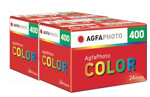AgfaPhoto Color 400-24 Kleinbildfilm 2er Pack mit Aufbewarungstasche AgfaPhoto Color 400-24 Kleinbildfilm 2er Pack mit Aufbewarungstasche von AgfaPhoto