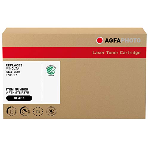 AgfaPhoto Laser Toner ersetzt Minolta A63T00H; TNP-37, 20000 Seiten, schwarz (für die Verwendung in Minolta Bizhub 4700) von AgfaPhoto