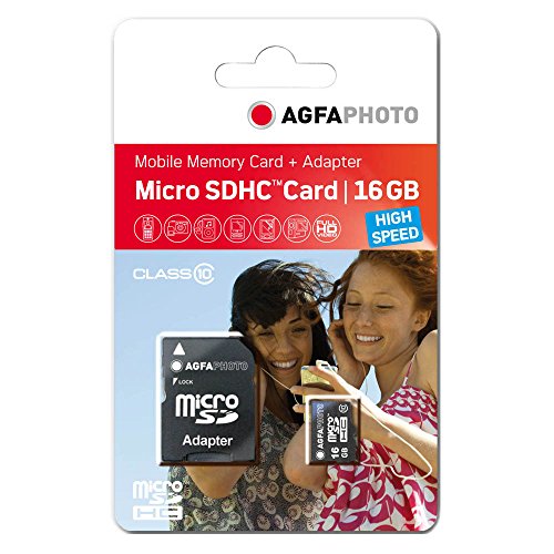 AgfaPhoto Mobile microSDHC 16GB Speicherkarte von AgfaPhoto