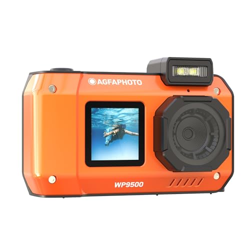 AgfaPhoto Realishot WP9500 - wasserdichte Digitalkamera, 7m wasserdicht, 24 MP, Digitaler Zoom, 4K Video, Doppelbildschirm 2,9”/1,4” - Orange AgfaPhoto Realishot WP9500 - wasserdichte Digitalkamera, 7m wasserdicht, 24 MP, Digitaler Zoom, 4K Video, Doppelbildschirm 2,9”/1,4” - Orange von AgfaPhoto
