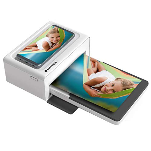 AGFAPHOTO Realipix Moments AMO46 – 10x15 cm Smartphone-Fotodrucker, Bluetooth für Apple und Android Smartphones, 4Pass Thermosublimation – Weiß von AgfaPhoto