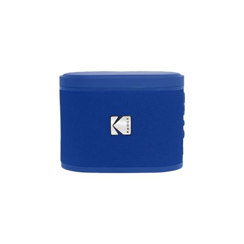 AgfaPhoto Kodak SOUNDBRIX Tragbarer Lautsprecher, kabellos, Anschluss von bis zu 100 Lautsprechern – magnetisches Dock und leistungsstarker Sound 5 W – 3 Stunden Akkulaufzeit – Blau von AgfaPhoto