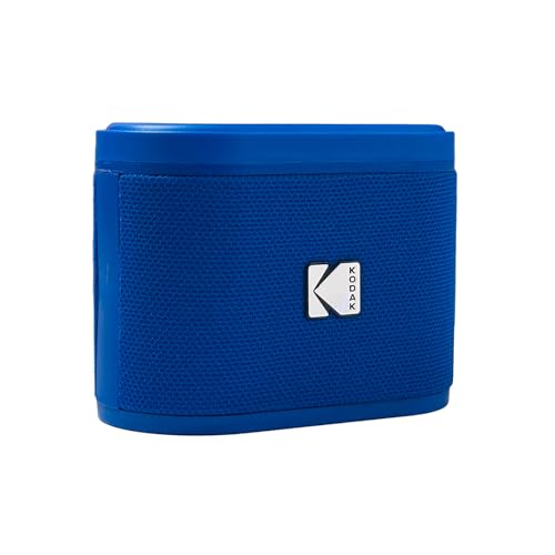 AgfaPhoto Kodak SOUNDBRIX Tragbarer Lautsprecher, kabellos, Anschluss von bis zu 100 Lautsprechern – magnetisches Dock und leistungsstarker Sound 5 W – 3 Stunden Akkulaufzeit – Blau von AgfaPhoto