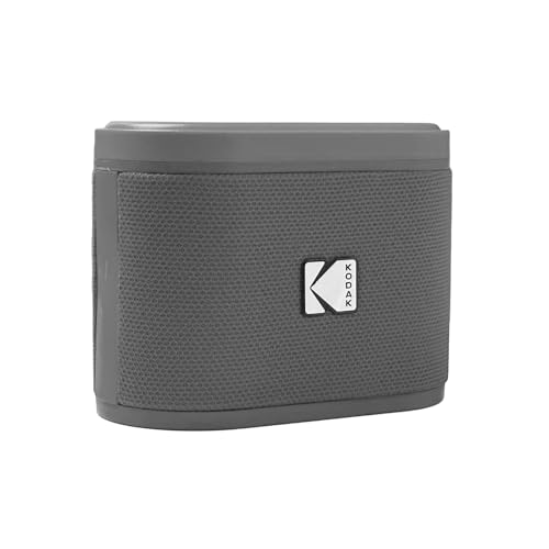 Kodak Sounddrix Tragbarer Lautsprecher, kabellos, Anschluss von bis zu 100 Lautsprechern – magnetisches Dock und leistungsstarker Sound 5 W – 3 Stunden Akkulaufzeit – Grau Kodak Sounddrix Tragbarer Lautsprecher, kabellos, Anschluss von bis zu 100 Lautsprechern – magnetisches Dock und leistungsstarker Sound 5 W – 3 Stunden Akkulaufzeit – Grau von Kodak