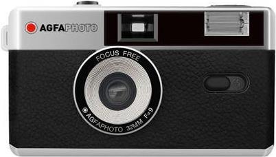 AgfaPhoto 603000 Filmkamera Kompakt-Filmkamera 35 mm Schwarz - Silber (603000) von Agfaphoto
