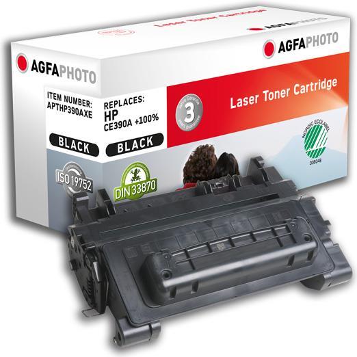 AgfaPhoto - Schwarz - kompatibel - Box - wiederaufbereitet - Tonerpatrone (Alternative zu: HP 90A, HP CE390A) - für HP LaserJet Enterprise 600 M601, 600 M602, 600 M603, M4555 von Agfaphoto